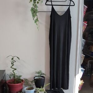 Chic Black Maxi Dress Poetsky NWT Size M